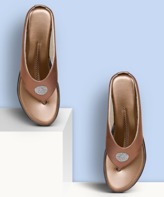 Bootco Women Flats(Copper , 6)