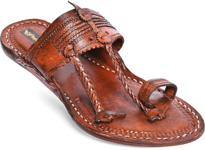 Kolhapuri Men Flats(Brown , 7)