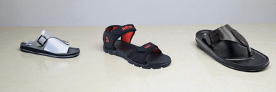 Classica Men Sandals(Grey, Black, Red, Brown , 9)