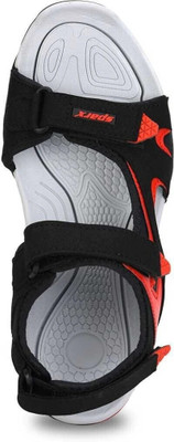 Sparx SS 453 Men Sandals(Red, Black , 9)