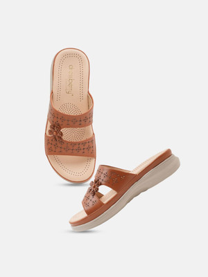 Dressberry Women Flats(Tan , 7)