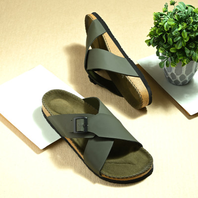 Vellinto Men Sandals(Green , 7)