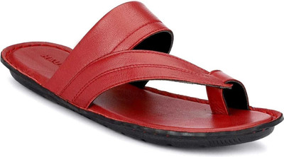 Hautton Men Sandals(Red , 6)