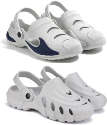 hxn Men Clogs(Grey , 6)