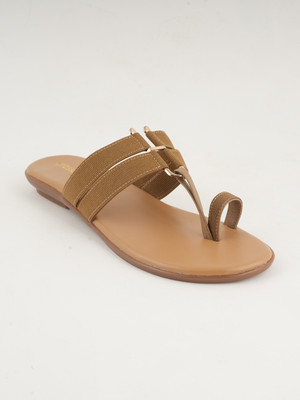 Dressberry Women Flats(Beige , 6)