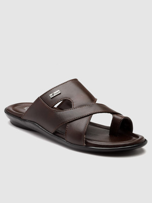 action Lightweight | Comfortable | Trendy | Daily Wear | Synthetic Leather Men Sandals(Brown , 7)