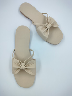 HooShoe Women Flats(Off White , 5)