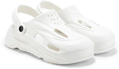 ROKKS Men Casual(White , 8)