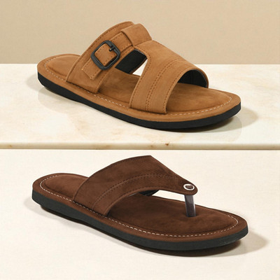 rajeraj Men Sandals(Brown, Brown , 8)