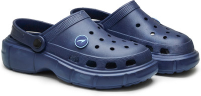 asian Men Clogs(Navy, Blue , 7)