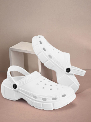 Roadster Women Clogs(White , 4)