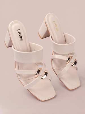 LAVIE Women Heels(Off White , 4)