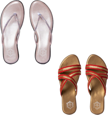 Petal And Pout Women Wedges(Pink , 9)