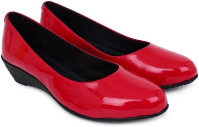 KAIRO D Women Wedges(Red , 8)