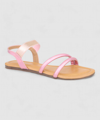 Inc.5 Women Flats(Pink , 5)