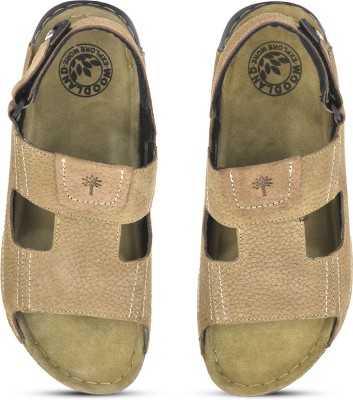 WOODLAND Men Sandals(Khaki , 10)