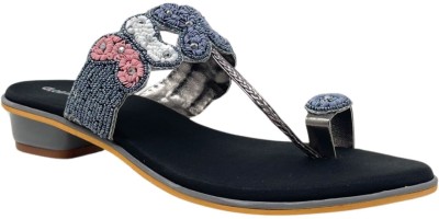 GLOBAL STEP Women Flats(Grey , 9)