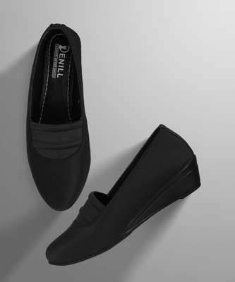 Denill Women Bellies(Black , 7)