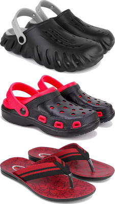Pennen Men Clogs(Red , 7)
