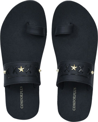 COMFORPLUS Men Sandals(Black , 7)
