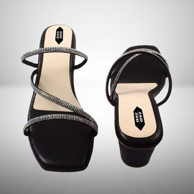 zadzed Women Heels(Black , 4)