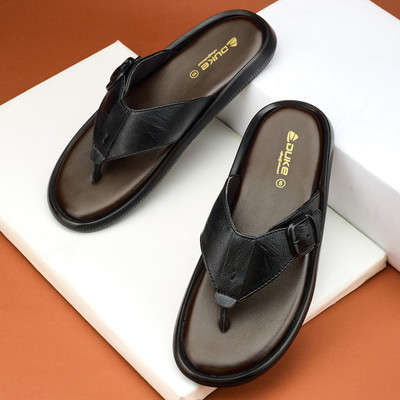 DUKE Men Sandals(Black , 9)