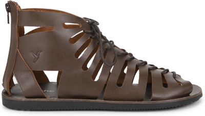 yoho Men Casual(Brown , 6)