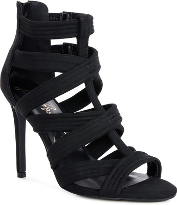 London Rag Women Heels(Black , 6)