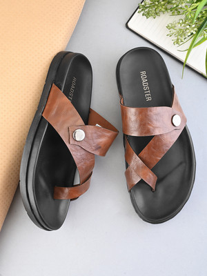 Roadster Men Sandals(Tan , 8)