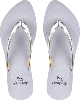 Women Silver Flats