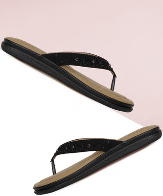 Bata Women Flats(Black , 4)