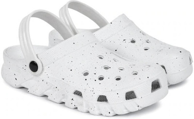 ATHLOES Men Clogs(White , 7)