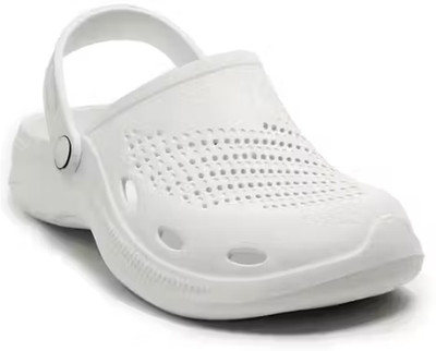 marbelous fashion Men Clogs(White , 8)