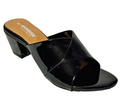 Racecourse Women Heels(Black , 4)