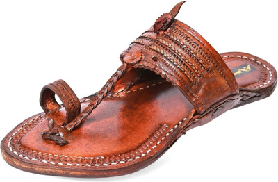 Kolhapuri Men Sandals(Brown , 6)