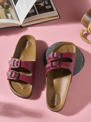 KILLER Women Flats(Maroon , 7)