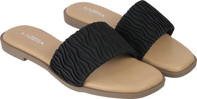 Lazera Women Flats(Black , 4)