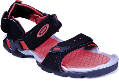 Sparx SS 502 Men Sandals(Black, Red , 8 UK/India)