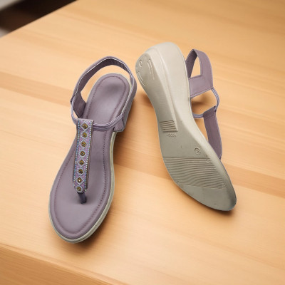 Dream Makers Women Heels(Purple , 7)