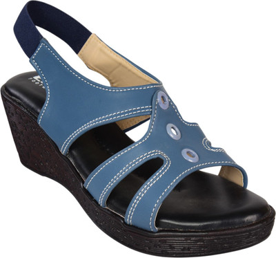 Elite Women Heels(Blue , 6)