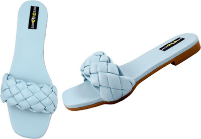 Bambam Women Flats(Blue , 4)