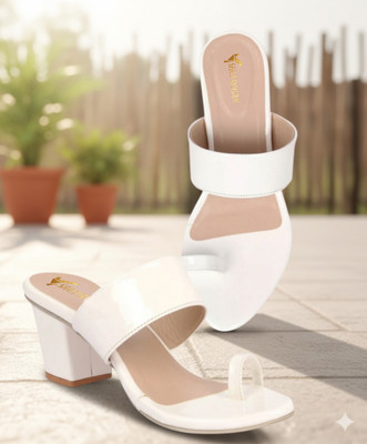 Profit Gainer Women Heels(White , 8)