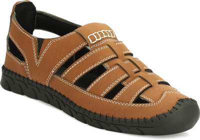 VOBLAND Men Sandals(Tan , 8)