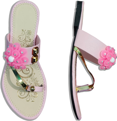 SHIPEE Women Flats(Pink , 8)