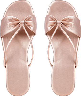 Soleura Women Flats(Gold , 5)