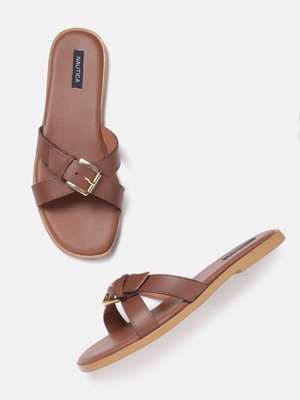 NAUTICA Women Flats(Brown , 4)