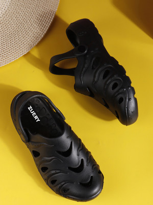 Zuery Men Clogs(Black , 7)