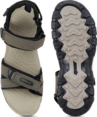 Sparx SS 481 Men Sandals(Black, Olive , 7)