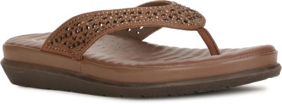 Scholl Women Flats(Brown , 4)