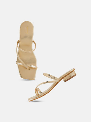 ANOUK Women Heels(Gold , 9)